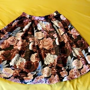 Floral circle skirt